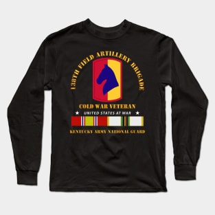 138th FA Bde - Cold War Vet  KYARNG w COLD SVC Long Sleeve T-Shirt